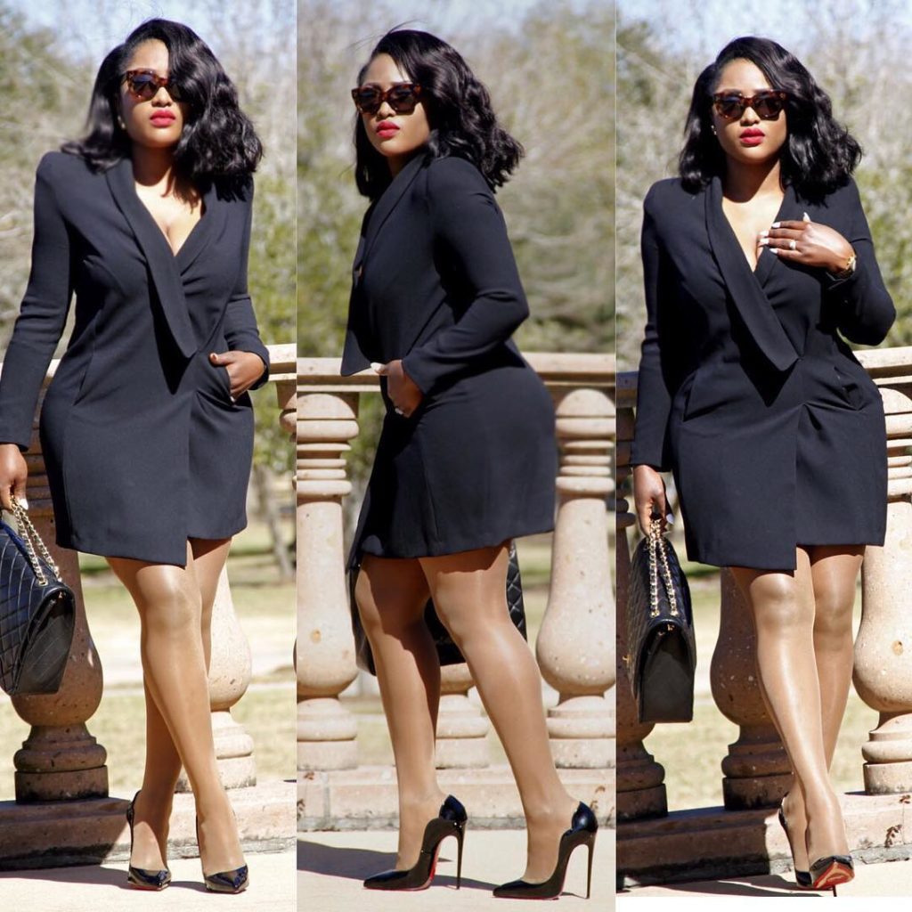 blazer dress curvy