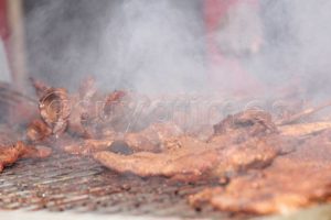 Suya being Grilled