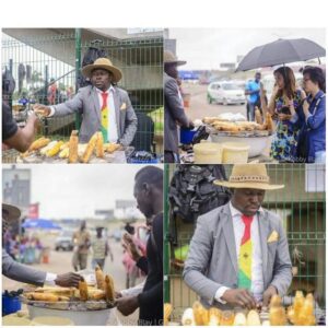 Sosu Patrick- The corporate Corn seller (photo by (Kobby Blay)