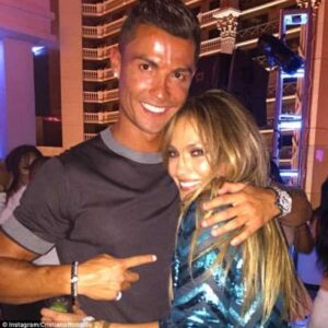 Cristiano Ronaldo also hung out with Jennifer Lopez (Instagram/Cristiano Ronaldo )