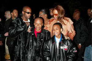 DMX with some of his children.