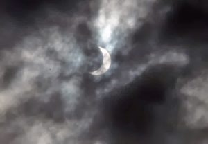 solar eclipse as observed from Abuja Nigeria.