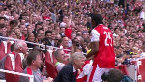 "Why am I not in the starting 11?" Kanu asks Wenger.