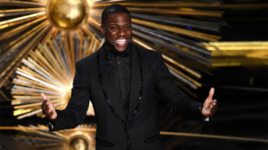 HOLLYWOOD, CA - FEBRUARY 28:  Actor Kevin Hart speaks onstage during the 88th Annual Academy Awards at the Dolby Theatre on February 28, 2016 in Hollywood, California.  (Photo by Kevin Winter/Getty Images)