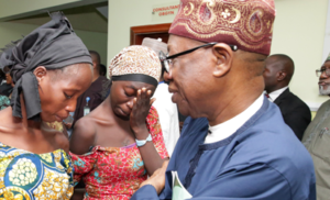 Lia Mohammed speak with the 21 returned Chibok girls.