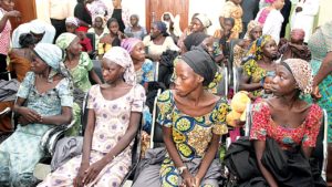 21 Chibok girls, recently returned from Boko Haram 911 days captivity