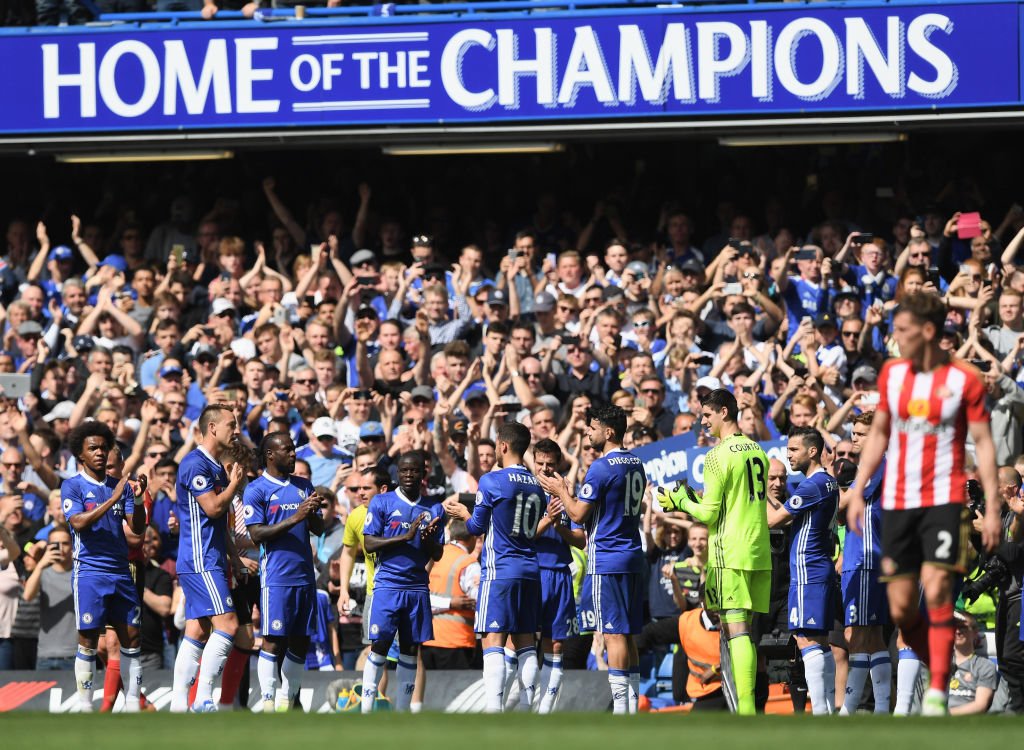 Chelsea break Premier League record for wins in a season