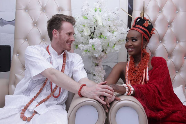 British Family Storm Nigeria In Traditional Outfit To Take Home Their Nigerian Bride!