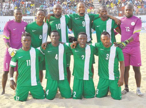 Super Sand Eagles To Arrive Nigeria Today After Loosing To Iran At The FIFA Beach Soccer World Cup in the Bahamas