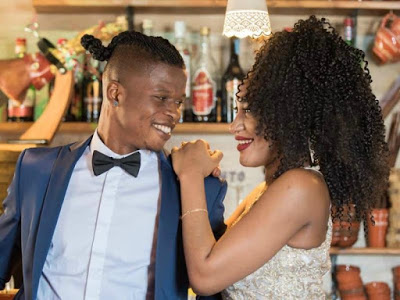 Super Eagles midfielder, Mikel Agu, weds his longtime girlfriend, Henrietta [Photos]