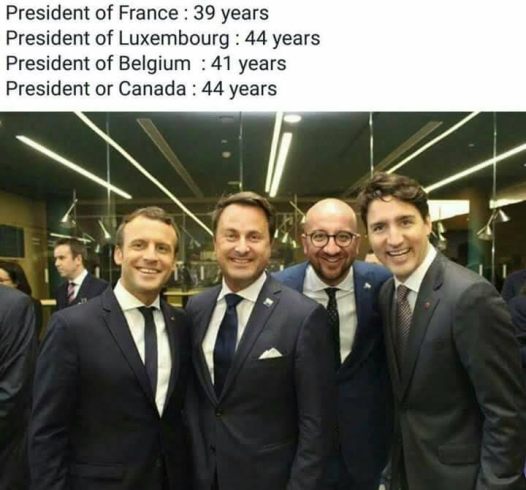 Four Of The Youngest World Leaders In One Photo