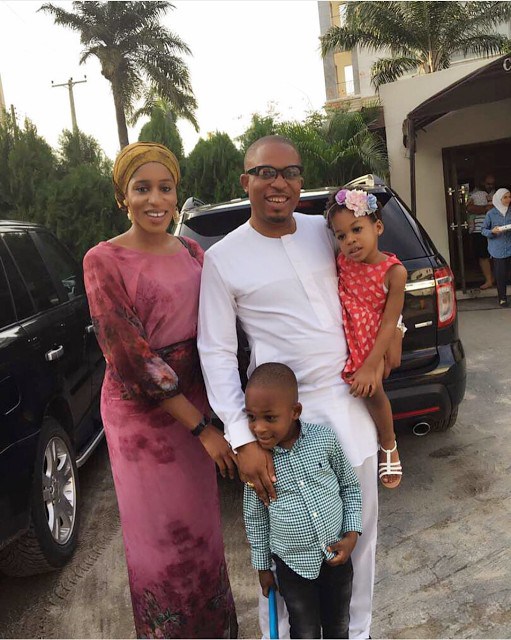 Naeto C With His Wife and Kids