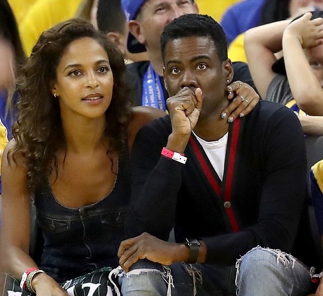 Chris Rock Hangs Out With His Nigerian Girlfriend At The NBA Finals