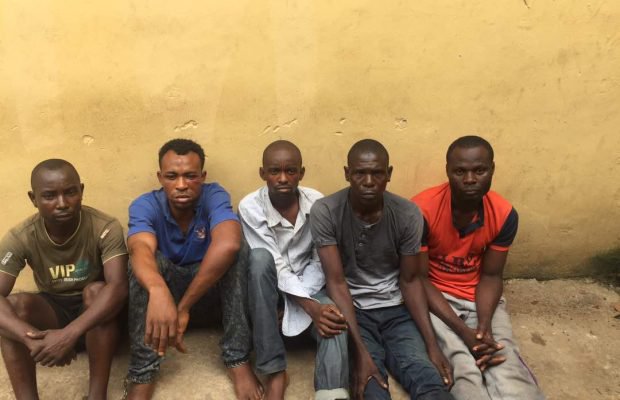 Five Arrested As Police Foil Multiple Bank Robberies In Lagos