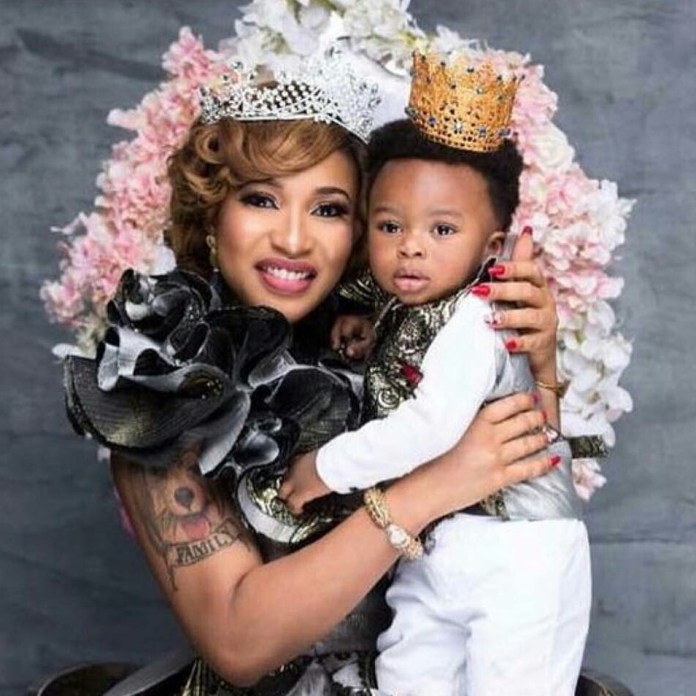 Happy Birthday to the mother of my king - Churchill Sends a Beautiful Birthday Message to Tonto Dikeh