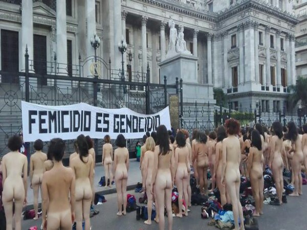 Over 100 Women Go Naked To Protest Against Women Violation