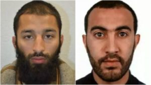 Khuram Butt (left) was known to police and the security service Photo: Met Police LONDON ATTACK