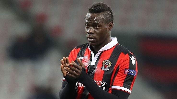 Manchester City striker Mario Balotelli Extends Contract at Nice