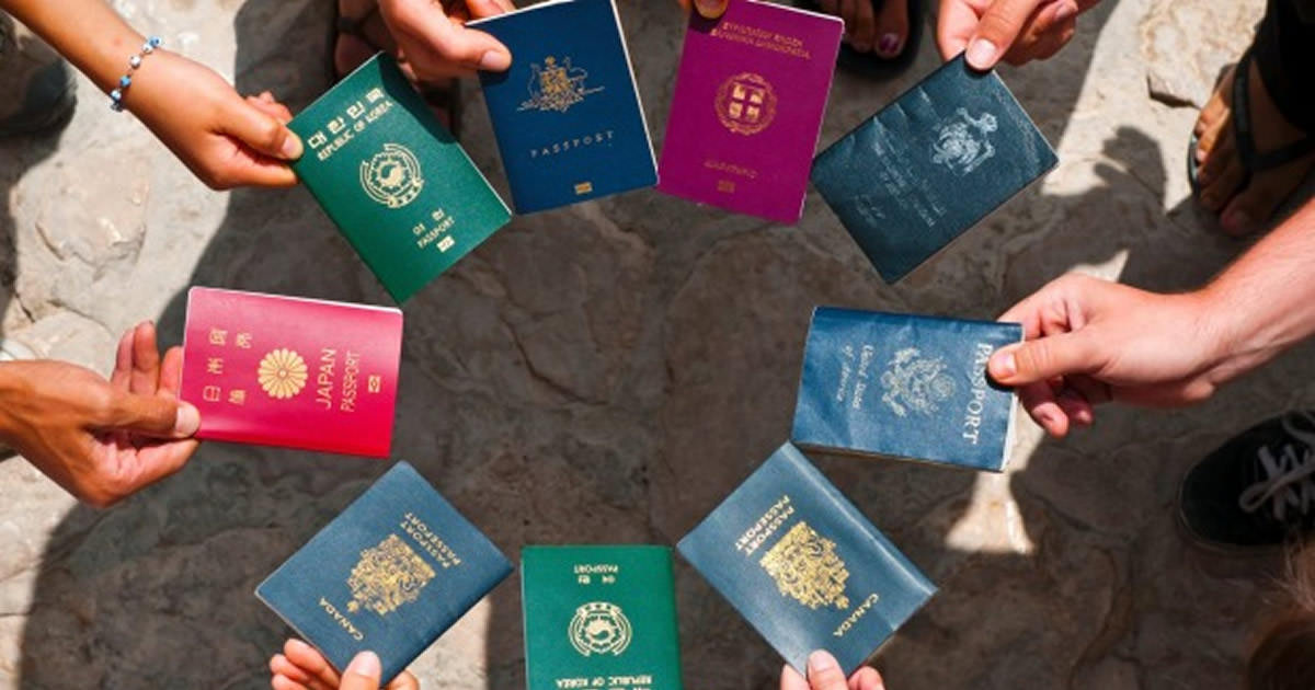 Passport Colours In The World