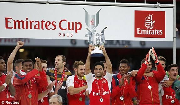 Arsenal 2 - 1 Sevilla: Gunners Lift Emirates Cup