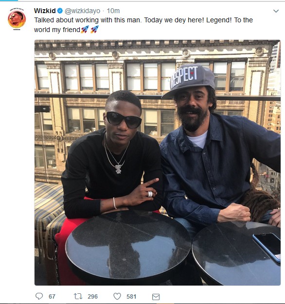 Wizkid Pictured Hanging out With Bob Marley's Son, Damian Marley