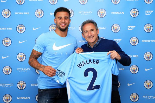 Manchester City Complete The Signing of Tottenham's Kyle Walker