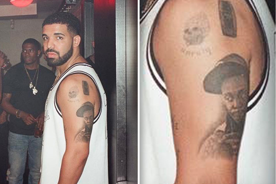 Drake Pays Tribute to Lil Wayne With a Tattoo