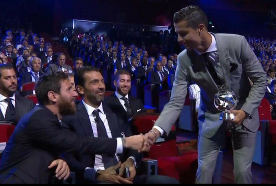Cristiano Ronaldo, Lionel Messi, UEFA Best Player Award