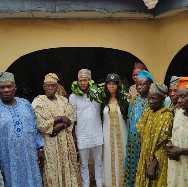 Shina Peller and wife bag chieftaincy titles in Oyo