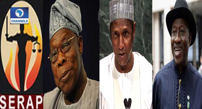 Electricity: SERAP Report Accuses Obasanjo, Yar’Adua, Jonathan
