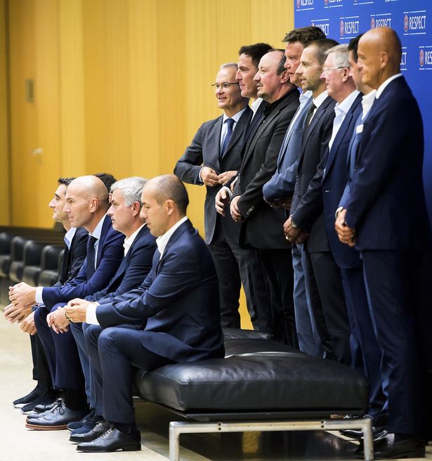 Mourinho, Alex Ferguson, Zidane, And Other Top Coaches Spotted At A Football Conference