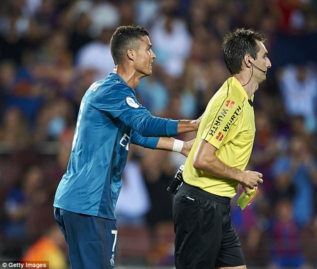 Cristiano Ronaldo Faces 12 Match Ban For Pushing Referee During El-Classico