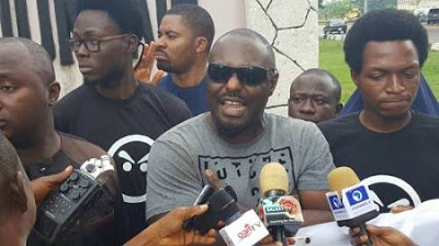 Co-Convener BBOG, Aisha Yesufu, Jim Iyke Speak As They Join Protesters At Unity Fountain