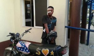 23-Year-Old Bag Snatcher Arrested In Lagos, Blames His Father For Robbery Career (Photo)