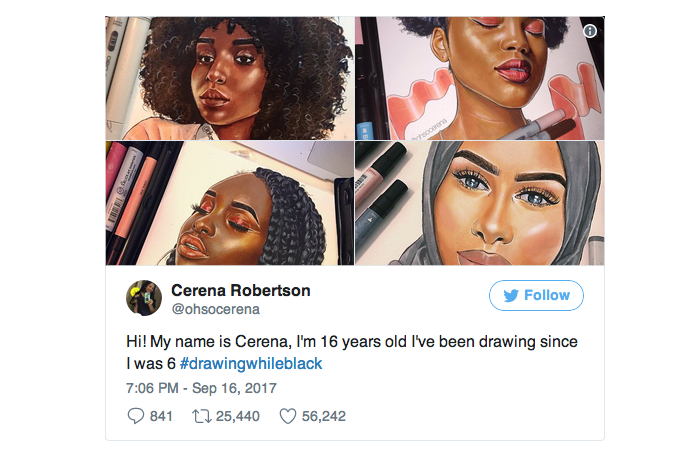 Black Artists From Around The World Break The Internet With Their Drawings