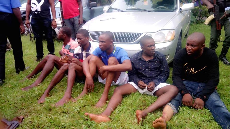 Police Parade Men Who Allegedly Kidnapped And Killed Catholic Priest In Imo