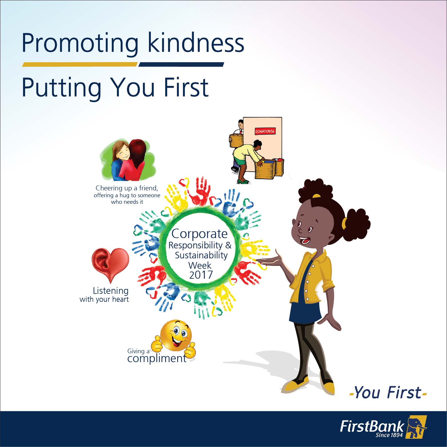 FirstBank Celebrates Corporate Responsibility and Sustainability Week: Promoting Random Acts of Kindness