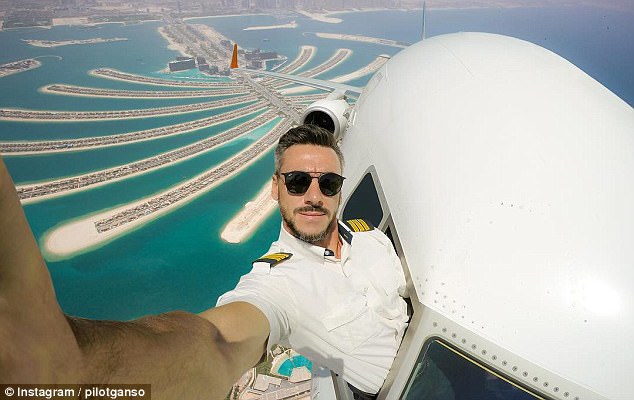 Pilot’s Mid Air Selfie Leaning Out Of Plane Sparks Online Debate [Photos]