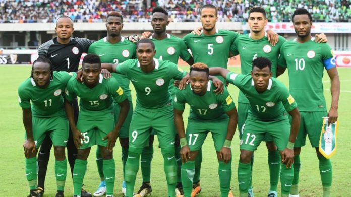 Nigeria up to 41st in latest FIFA rankings