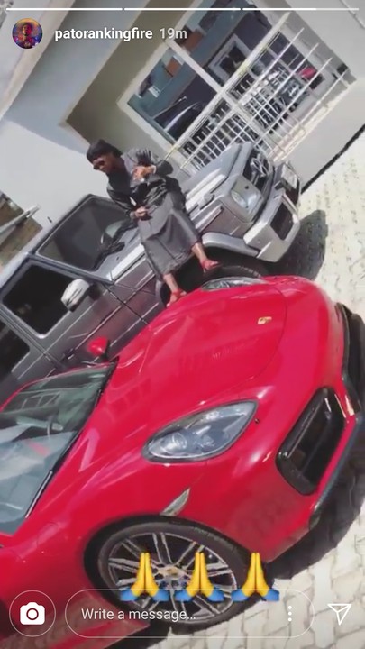 Patoranking Shows Off New Ferrari