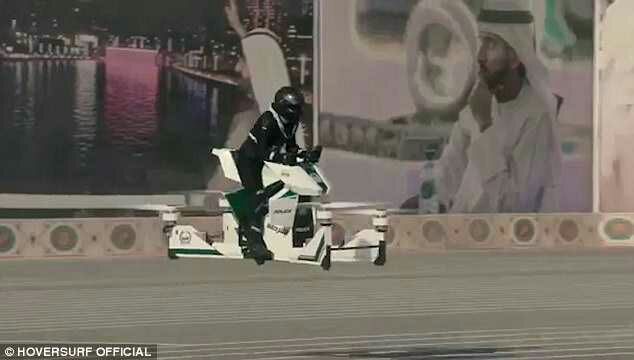 United Arab Emirate Police Unveils Flying Bike
