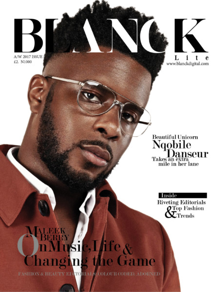 Maleek Berry covers Blanck Magazine’s Latest Issue