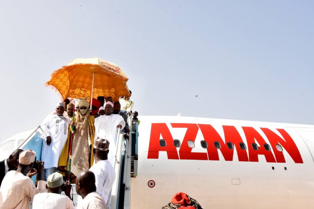 Emir Sanusi Present as Airazman Launches 5th Aircraft To Operate From Kano To China