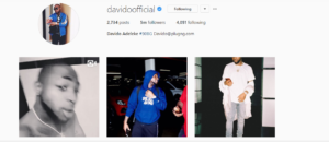 Davido Becomes The Most Followed Nigerian Artiste On Instagram With 5million Followers!