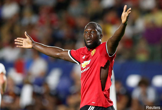 Manchester United striker Romelu Lukaku