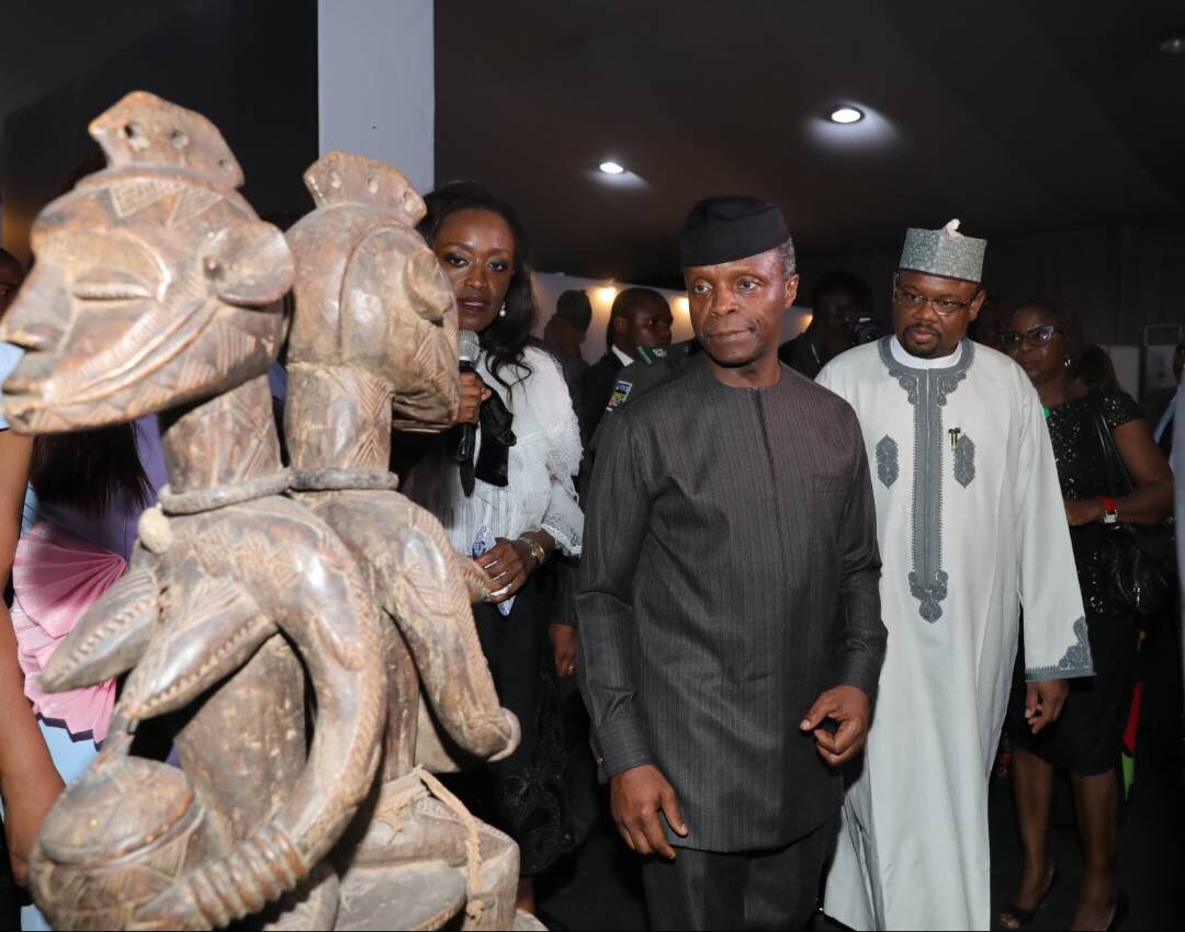 Yemi Osinbajo At "This Is Africa Exhibition" In Lagos