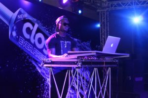 DJ Altims performing at the Closeup Cool Breeze Campus party in UNIPORT