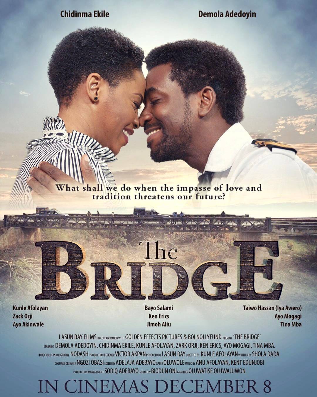 Chidinma Ekile’s Debut movie "The Bridge" set to hit Cinemas on the 8th December