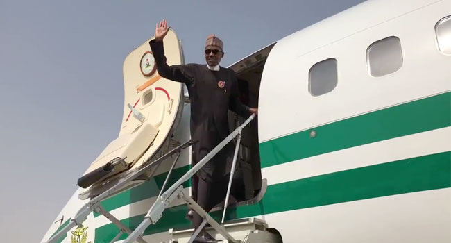 Buhari Departed Kano For ‘One Planet Summit’ In Paris