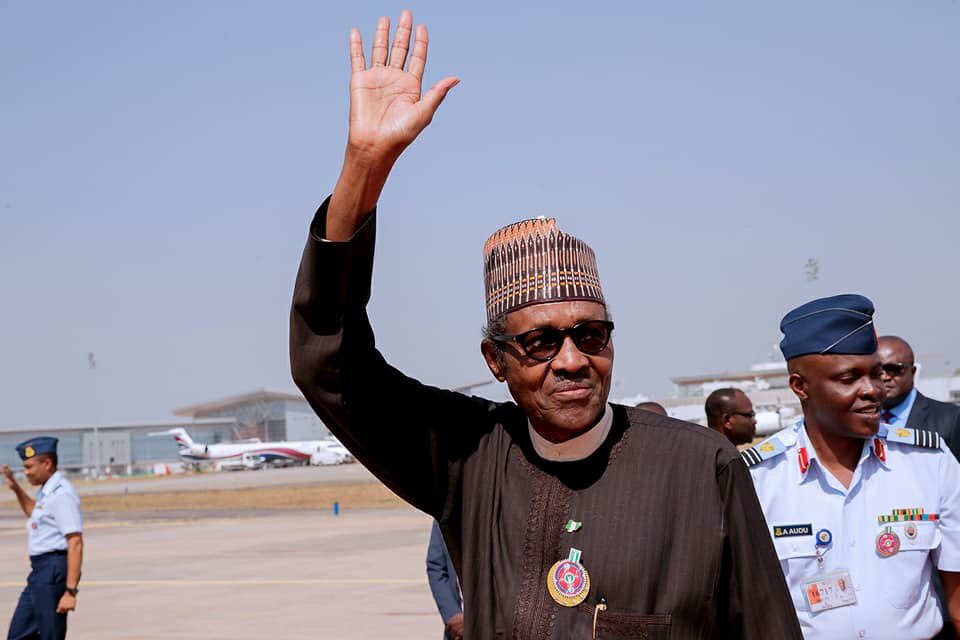 Photos: President Buhari Returns From Jordan